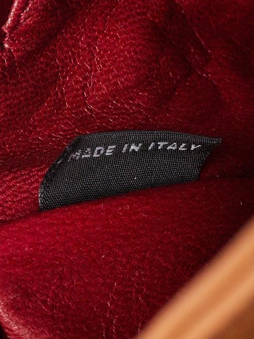 Prada Cognac City Calfskin Leather Chain Shoulder Bag 1BD009 - 8