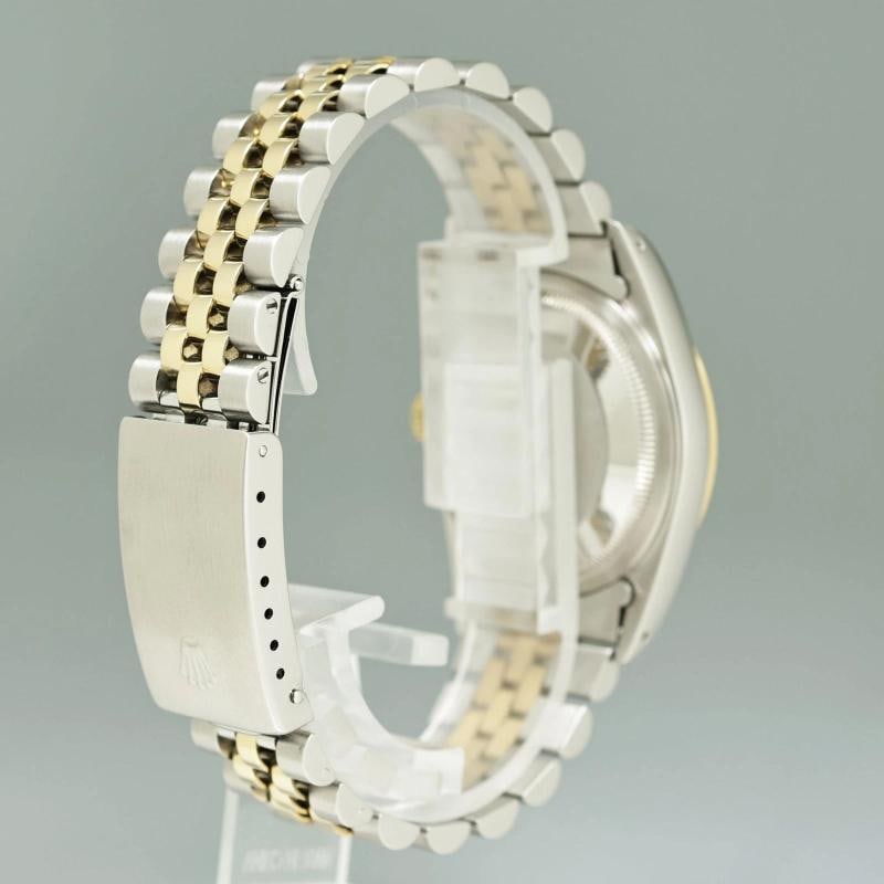 PAPERS DIAMOND Pearl Rolex DateJust 16233 Two-Tone Yellow Gold Jubilee Watch Box - 6