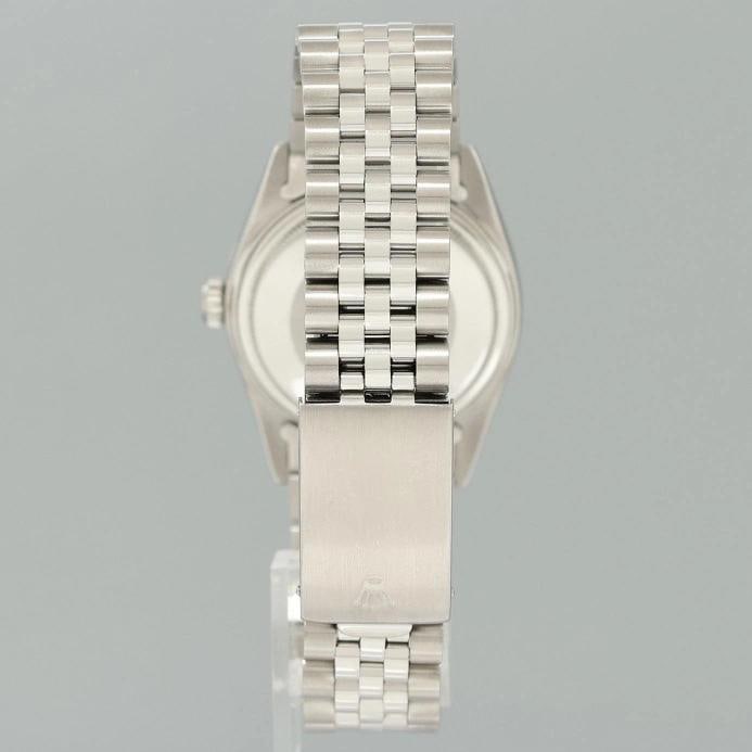 DIAMOND Bezel Rolex DateJust 36mm Glacier Blue Diamond 16030 Steel Watch Box - 7