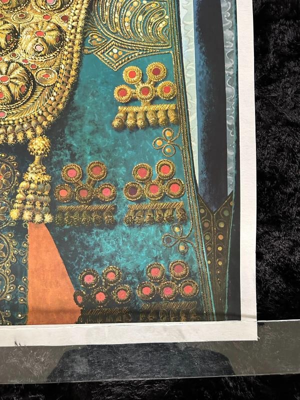 Original 1960s SPAIN - Fly TWA Airline -Travel Poster- David Klein-LINEN LINED - 5