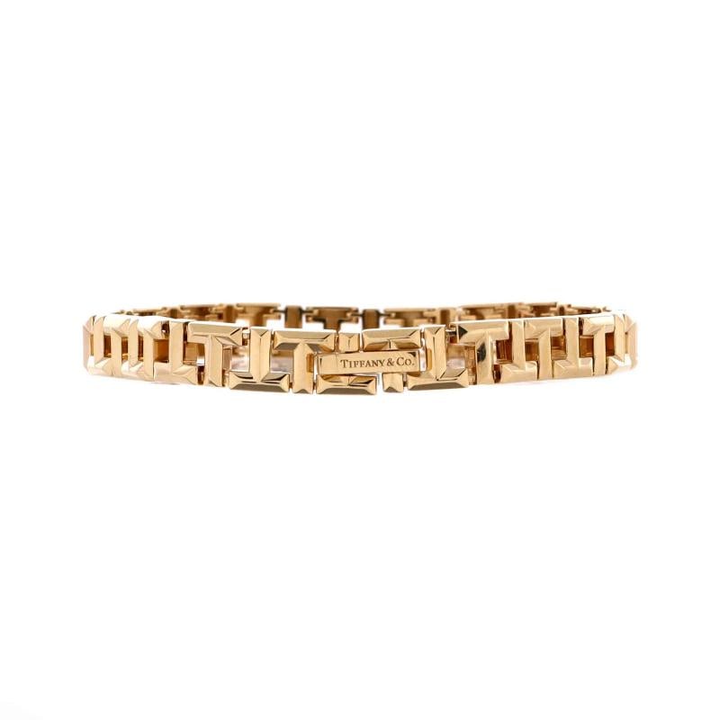 Tiffany & Co. T True Bracelet 18K Yellow Gold Narrow - 2