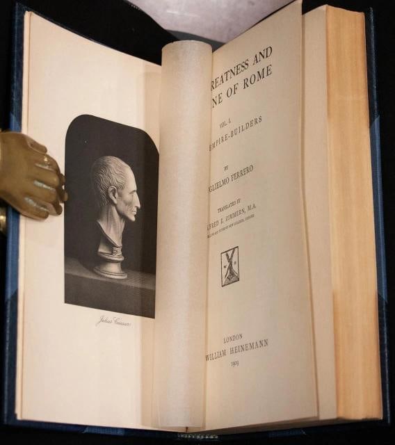 1909 The Greatness and Decline of Rome by Ferrero Fine Leather Bound by Bayntun - 7