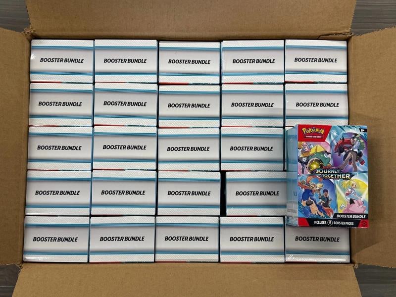 Pokemon Journey Together (SV09) Booster Bundle CASE! 25 Bundles - 150 Packs: Condition: New/Factory Sealed: A brand-new, unused, unopened, undamaged item (including handmade items). See the seller's listing for full details. ,Set: Prismatic Evolutions,Game: Pokemon TCG,Feature