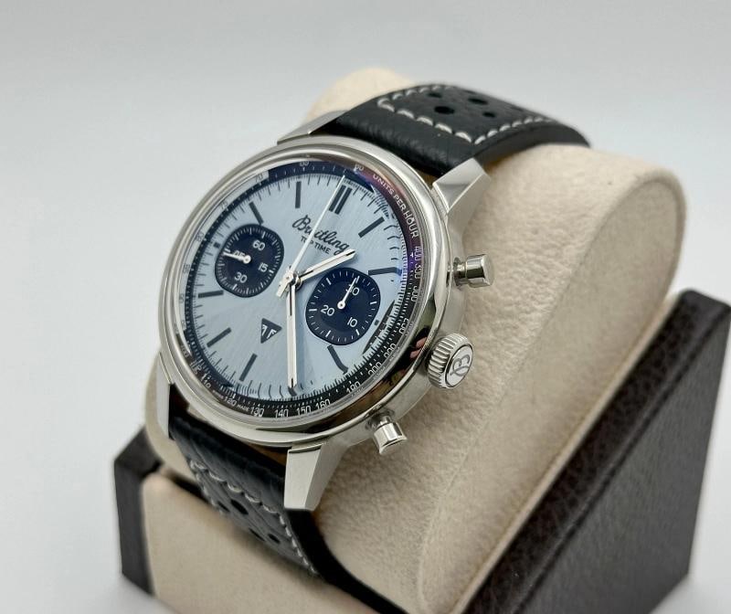 Breitling Top Time B01 Triumph AB0176 Ice Blue Dial Stainless Steel 41mm - 2