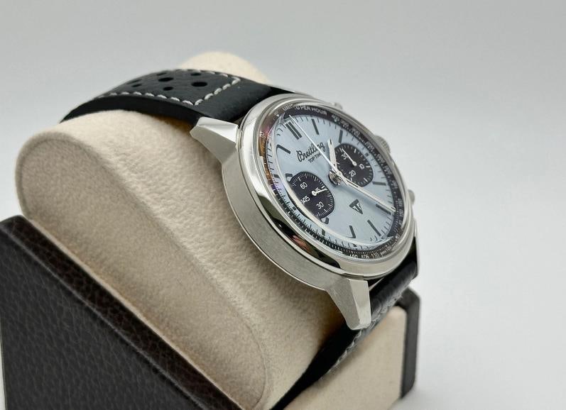 Breitling Top Time B01 Triumph AB0176 Ice Blue Dial Stainless Steel 41mm - 3