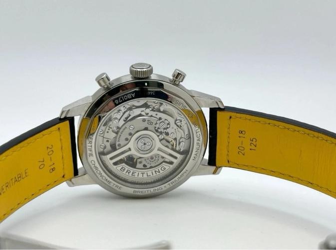 Breitling Top Time B01 Triumph AB0176 Ice Blue Dial Stainless Steel 41mm - 5