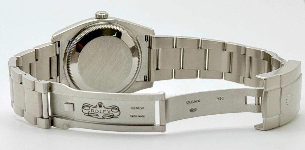 Rolex Oyster Perpetual Air King 114200 34mm Silver Dial Stainless Steel - 6