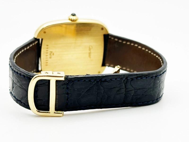 Vintage Cartier Jumbo Gondole 97050 PARIS STAMPED 18K Yellow Gold Box Booklet - 6