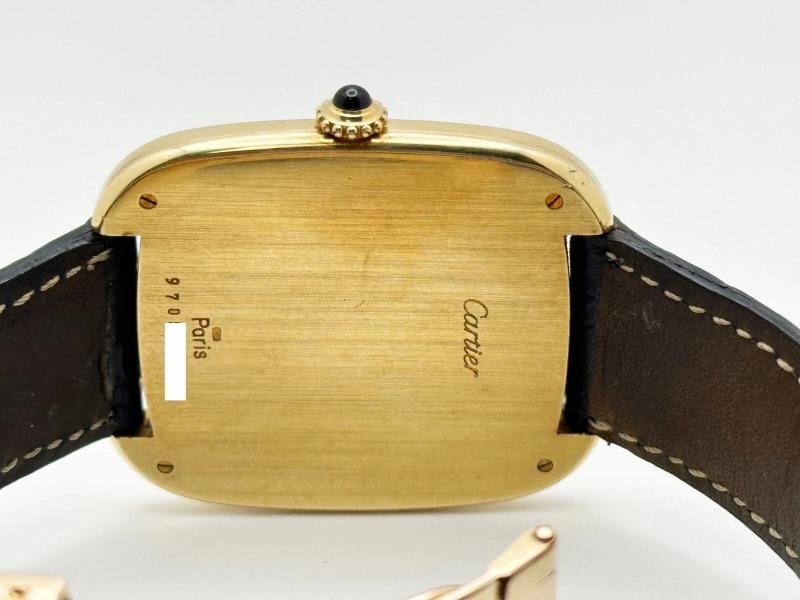 Vintage Cartier Jumbo Gondole 97050 PARIS STAMPED 18K Yellow Gold Box Booklet - 7