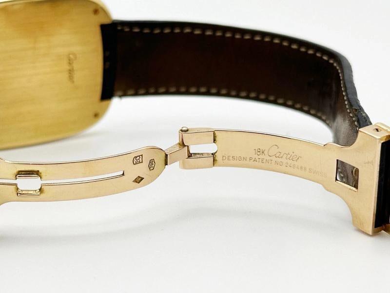 Vintage Cartier Jumbo Gondole 97050 PARIS STAMPED 18K Yellow Gold Box Booklet - 9