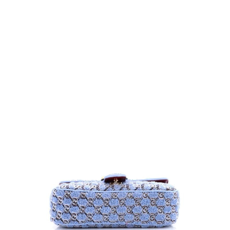 Gucci GG Marmont Flap Bag GG Boucle Tweed with Sequins Small - 4