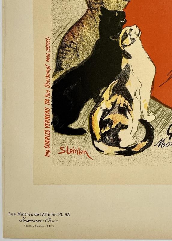 Original Vintage Poster LAIT PUR STERILISE Maitres De L'Affiche Pl 95 STEINLEN - 4