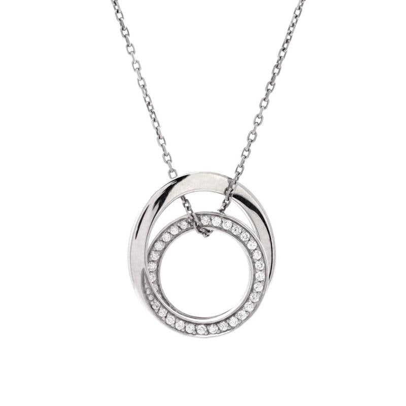 Cartier Etincelle de Cartier Pendant Necklace 18K White Gold with Diamonds: Measurements: Length: 16.25 - 15.00 ", Pendant Length: 17.00 mm, Pendant Width: 16.35 mm . Condition: Pre-owned - Good,Brand: Cartier,Main Stone: Diamond,Metal: 18K White Gold,Metal Purity: