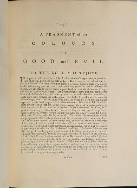 1765 Works of Francis Bacon Fine Leather Bindings Quarto 12" Tall Scarce Edition - 13