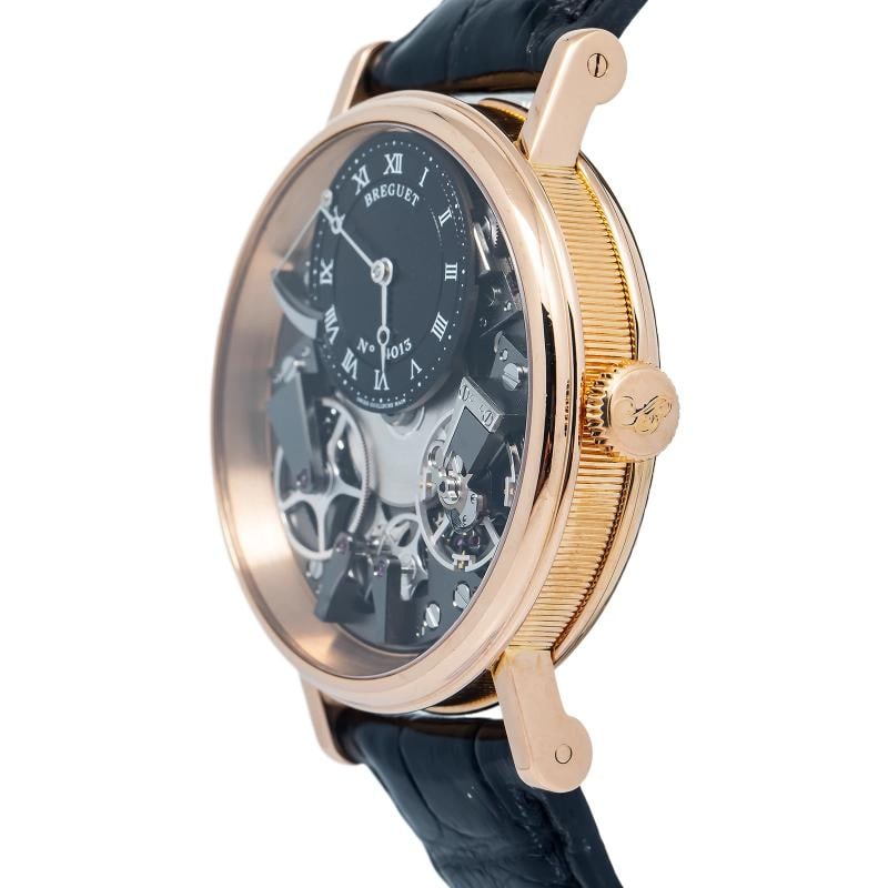 Breguet Tradition 7057 2021 Paper 18k Rosegold Black Dial Manual Men's 40mm - 3