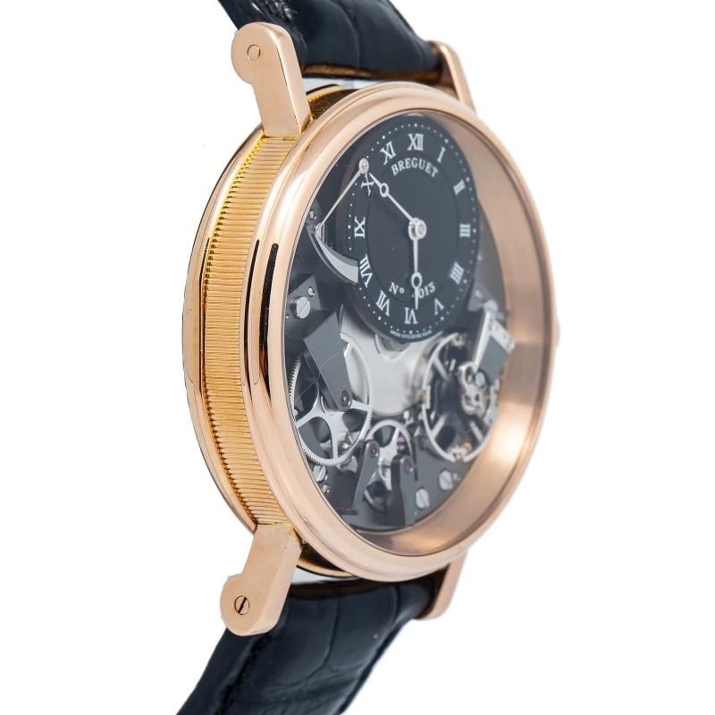 Breguet Tradition 7057 2021 Paper 18k Rosegold Black Dial Manual Men's 40mm - 4