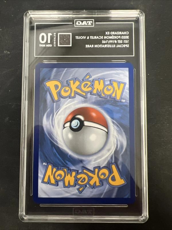 Pokemon Charizard ex 151 MEW EN Special Illustration Rare #199 TAG 10 Gem Mint - 2