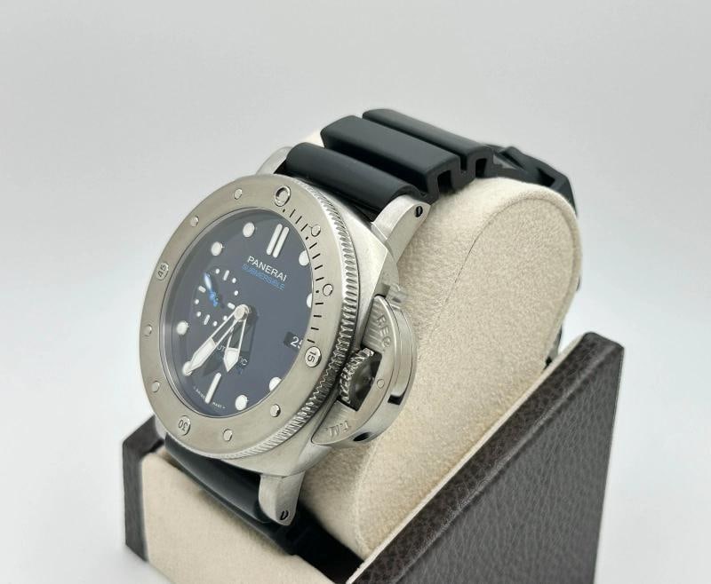 Panerai Luminor Submersible BMG-TECH PAM00692 PAM 692 47mm Blue Dial Titanium - 2