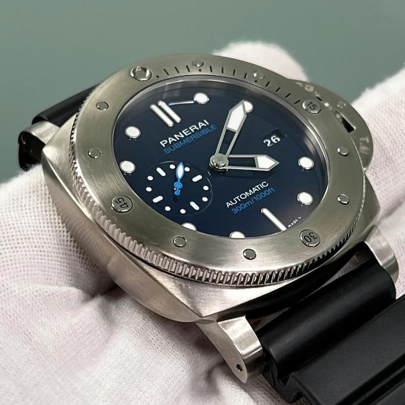 Panerai Luminor Submersible BMG-TECH PAM00692 PAM 692 47mm Blue Dial Titanium - 8