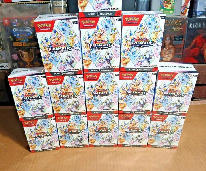 Pokemon Scarlet & Violet Prismatic Evolutions Booster Bundle - 14x Box Lot - 2