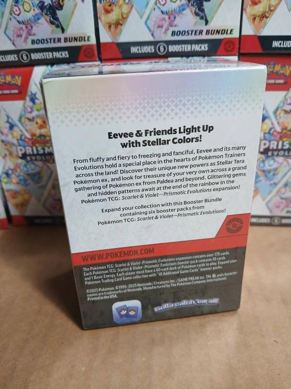 Pokemon Scarlet & Violet Prismatic Evolutions Booster Bundle - 14x Box Lot - 5