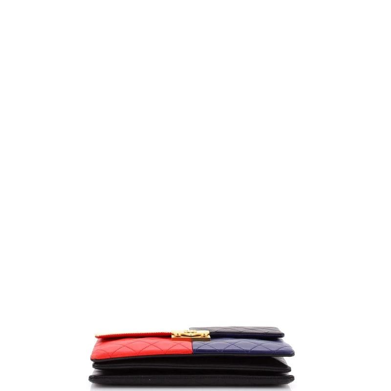 Chanel CC Clasp Chain Flap Bag Multicolor Quilted Lambskin Medium - 4