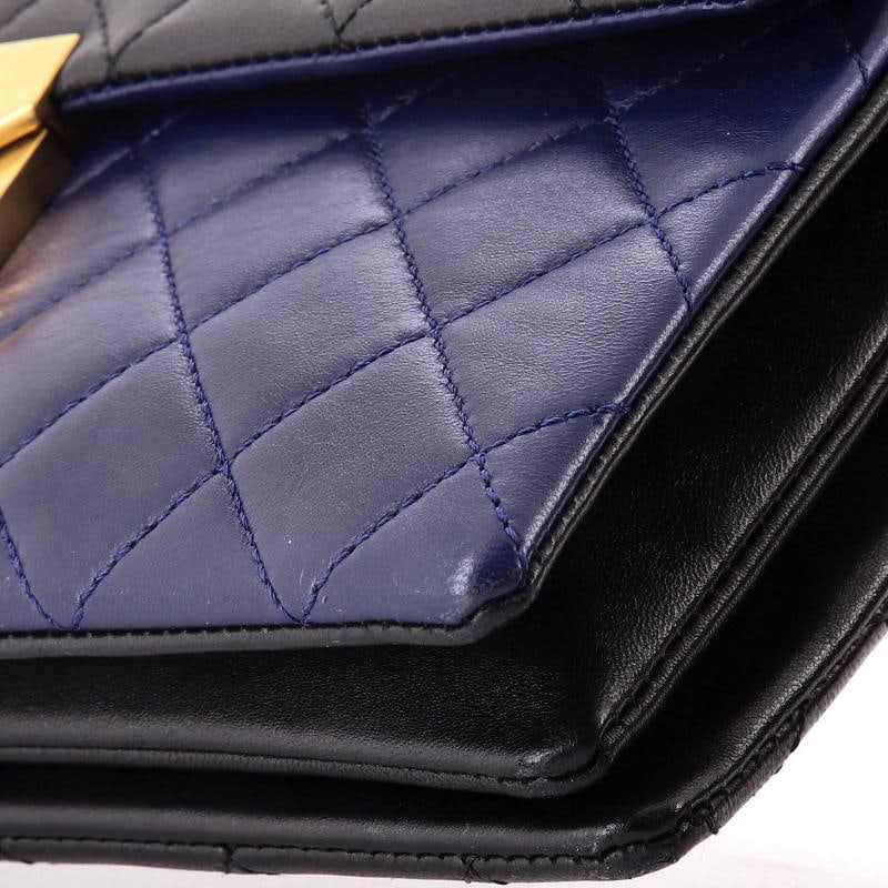 Chanel CC Clasp Chain Flap Bag Multicolor Quilted Lambskin Medium - 6