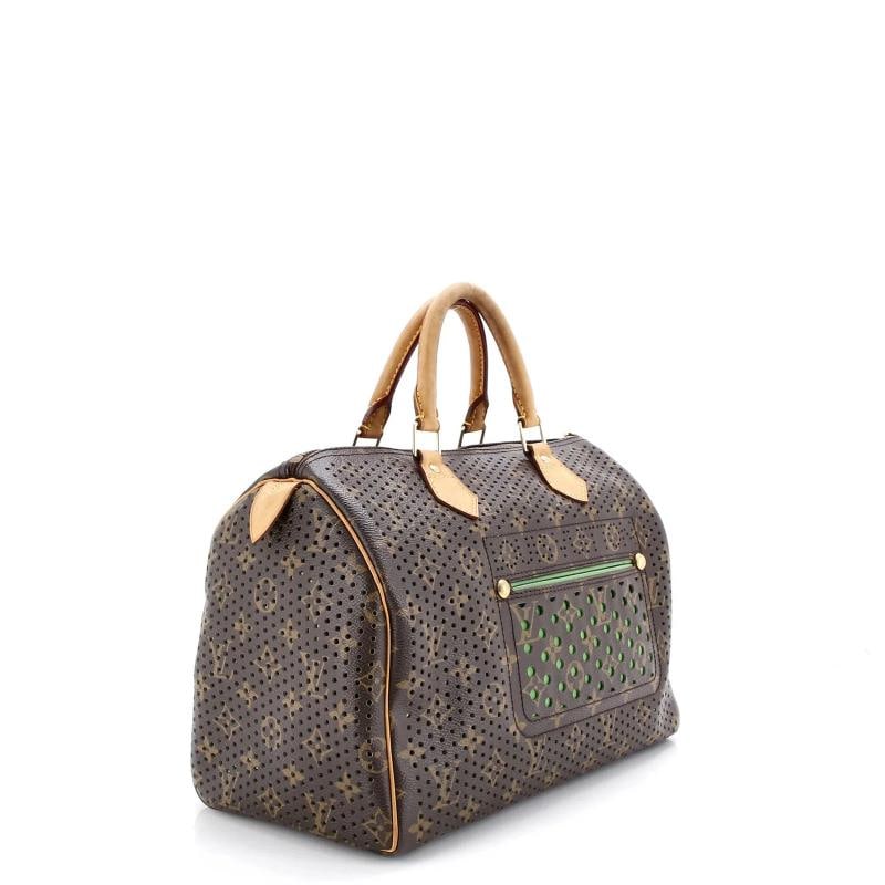 Louis Vuitton Speedy Handbag Perforated Monogram Canvas 30 - 2