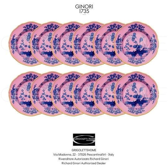 Richard Ginori Oriente Italiano Azalea - Set 12 dinner plates CMS 26,5 / IN: Condition: New: A brand-new, unused, unopened, undamaged item in its original packaging (where packaging is applicable). Packaging should be the same as what is found in a retail store, unless the ite
