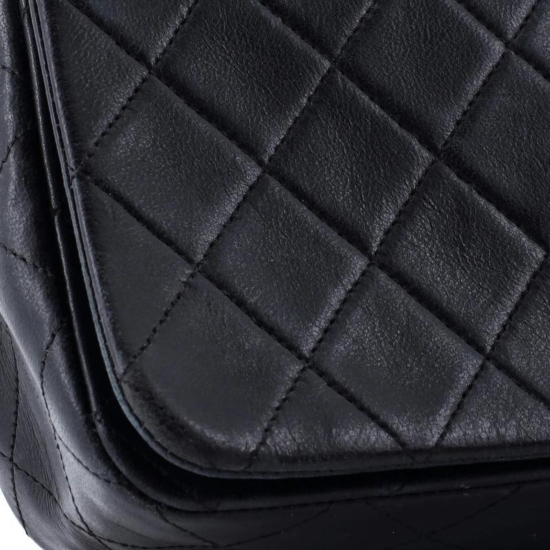 Chanel Vintage Full Flap Bag Quilted Lambskin Medium - 6