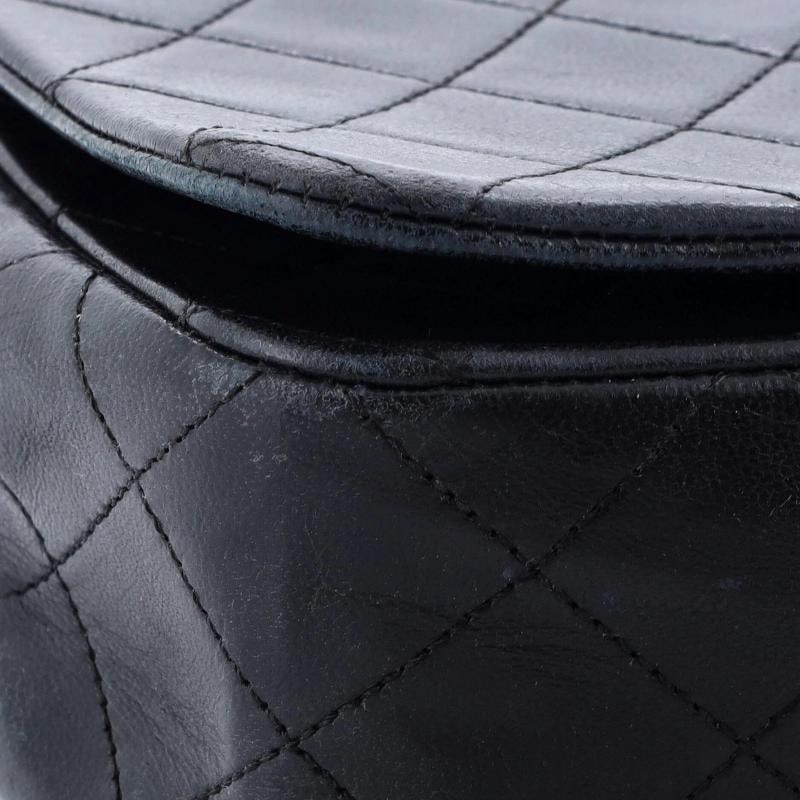 Chanel Vintage Full Flap Bag Quilted Lambskin Medium - 7