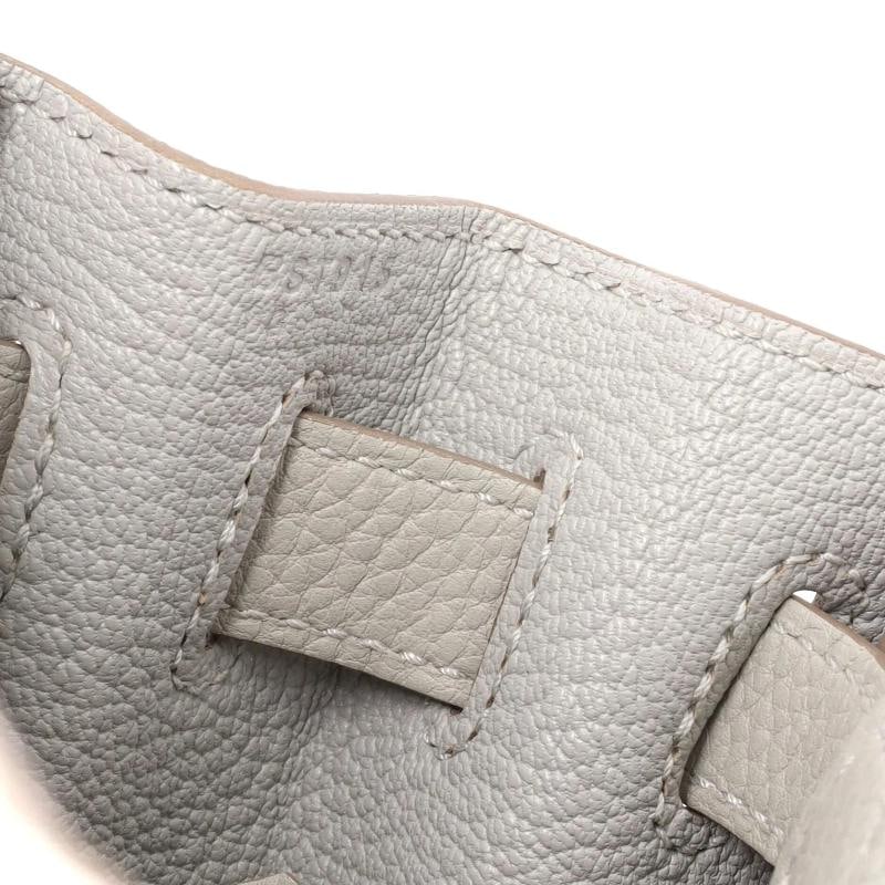 Hermes Kelly Handbag Grey Togo with Gold Hardware 28 - 8