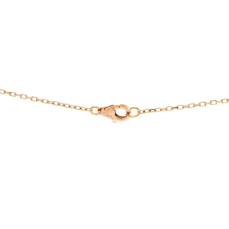 Cartier Double C de Cartier Pendant Necklace 18K Rose Gold and Diamonds - 3