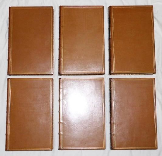 1854 First Editions Works of Lord Macaulay Fine Leather Bindings By Zaehnsdorf - 4