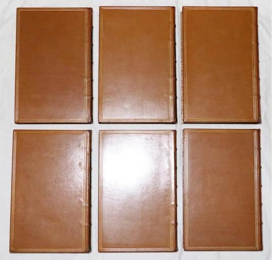 1854 First Editions Works of Lord Macaulay Fine Leather Bindings By Zaehnsdorf - 5