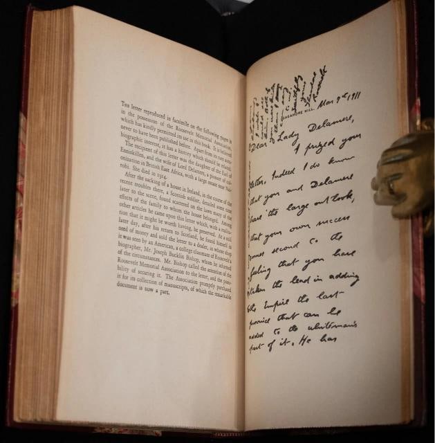 1923 Theodore Roosevelt by Lord Charnwood 1st Edition Leather Bound by Lauriat - 9