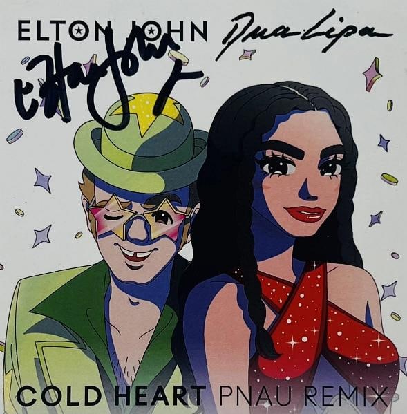 ELTON JOHN Signed Autograph "Cold Heart" Pnau Remix CD Cover JSA LOA (1 of 3)