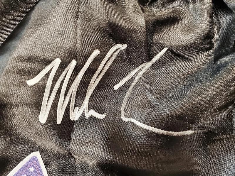 Mike Tyson Autographed Signed Black Boxing Trunks Beckett BAS - 2