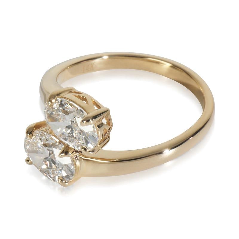 2.01 ctw Yellow Gold Lab-Grown Diamond Ring - 2