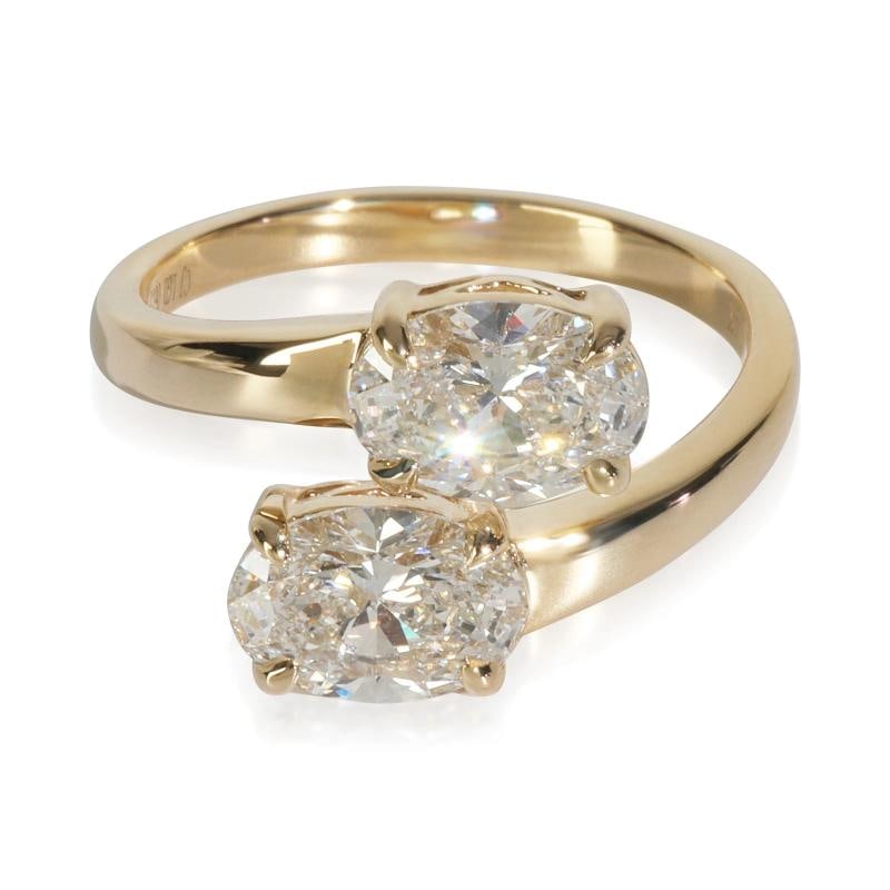 2.01 ctw Yellow Gold Lab-Grown Diamond Ring - 4
