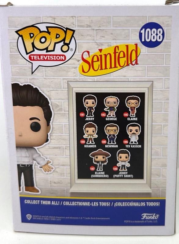 JERRY SEINFELD Signed Autograph FUNKO POP JSA COA SEINFELD JERRY PUFFY SHIRT - 2