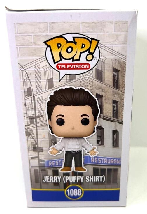 JERRY SEINFELD Signed Autograph FUNKO POP JSA COA SEINFELD JERRY PUFFY SHIRT - 3