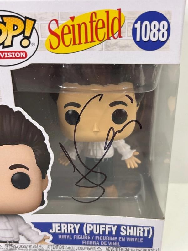JERRY SEINFELD Signed Autograph FUNKO POP JSA COA SEINFELD JERRY PUFFY SHIRT - 4