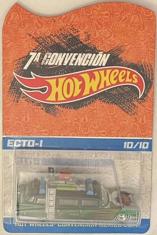 Green ECTO-1 Code-3 Hot Wheels 2014 Mexico Convention 10/10 - Extreamly RARE! - 3