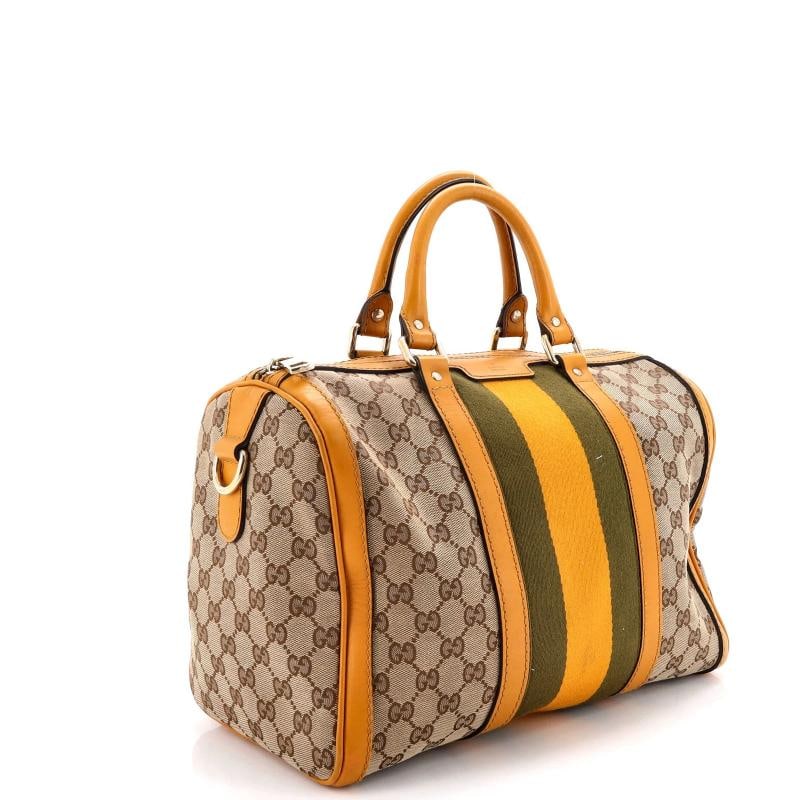 Gucci Vintage Web Boston Bag GG Canvas Medium - 2