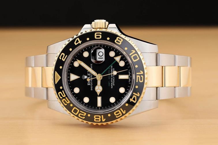 2012 CARD ROLEX GMT MASTER II 40MM 116713LN 18K GOLD STEEL 2-TONE CERAMIC WATCH - 3