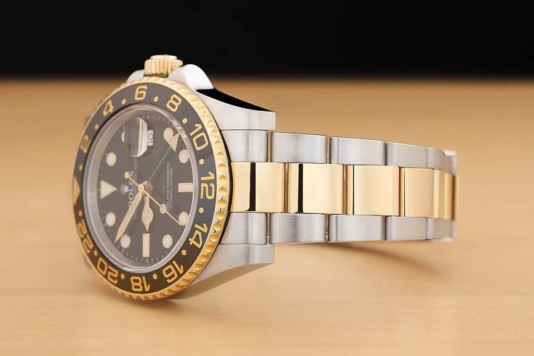 2012 CARD ROLEX GMT MASTER II 40MM 116713LN 18K GOLD STEEL 2-TONE CERAMIC WATCH - 4