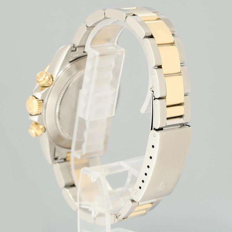 MINT Rolex Daytona 16523 Zenith Black Chrono Yellow Gold Two Tone Watch Box - 4