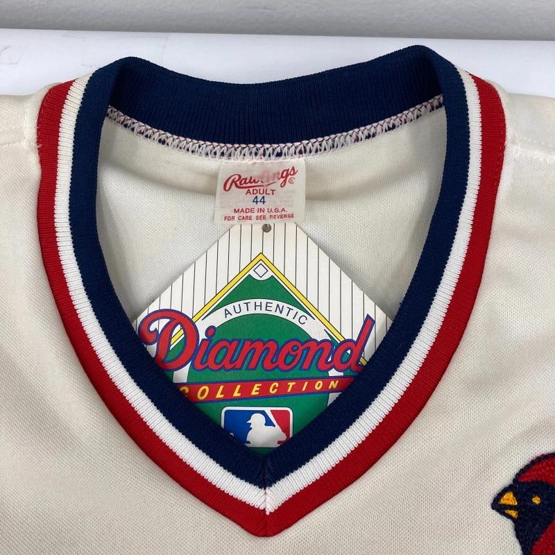 Stan Musial Signed Authentic Rawlings St. Louis Cardinals Jersey JSA COA - 4