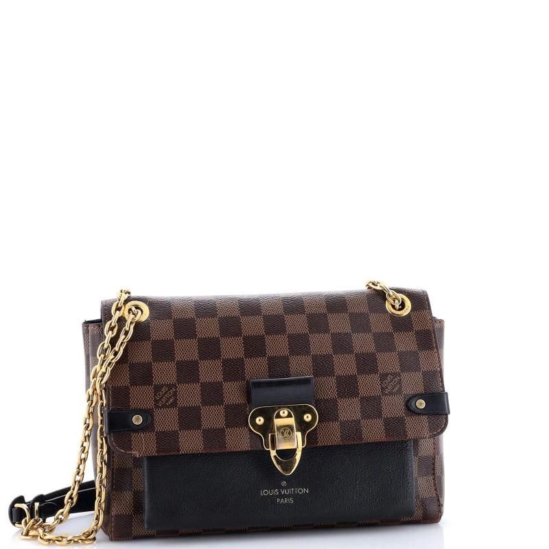 Louis Vuitton Vavin Handbag Damier with Leather PM - 2